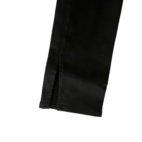 NWT Jonathan Simkhai Rae High Rise Coated Ankle Skinny Jean - Black Size 27 - Picture 5 of 9